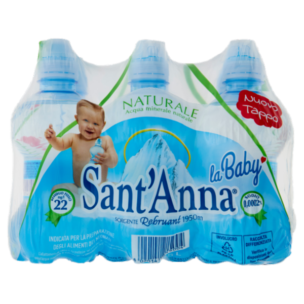 Sant'Anna la Baby Naturale Sorgente Rebruant Vinadio 6 x 0,25 L