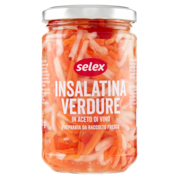 Selex Insalatina di Verdure Aromatizzata con Aceto di Vino 300 g