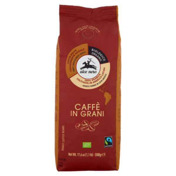 alce nero Caffè in Grani 100% Arabica 500 g