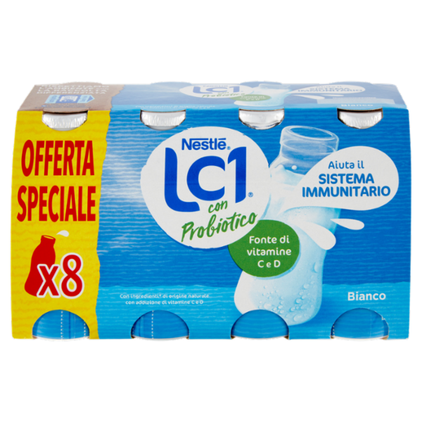NESTLÉ LC1 con Probiotico Bianco 8 x 90 g