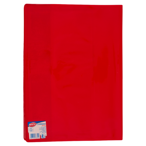Selex Copertina per Quadernone Laccata Formato A4 Rosso