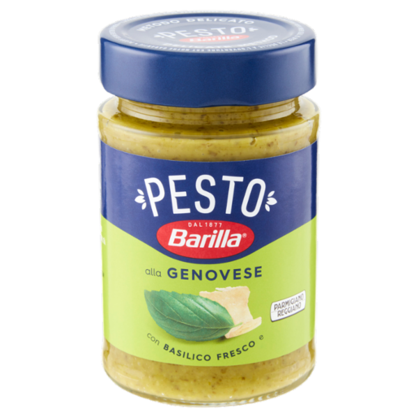 Barilla Pesto alla Genovese con Basilico Fresco Condimento e Sugo per Pasta 190 g