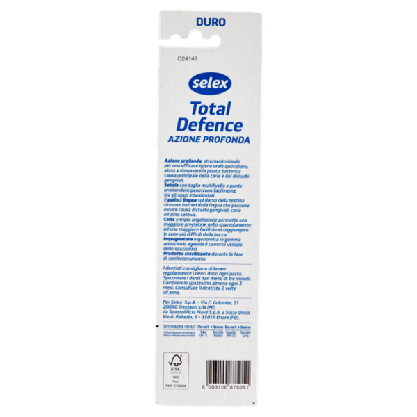 Selex Spazzolino Total Defence Duro