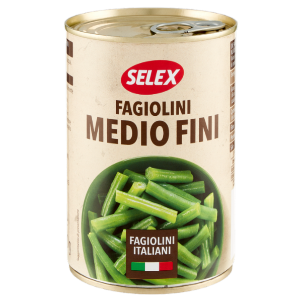 Selex Fagiolini Medio Fini Lessati 400 g