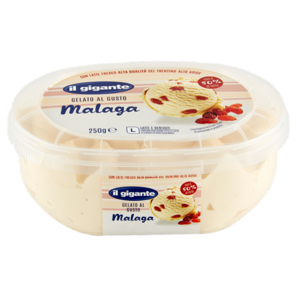 IL GIGANTE Gelato al Gusto Malaga 250 g