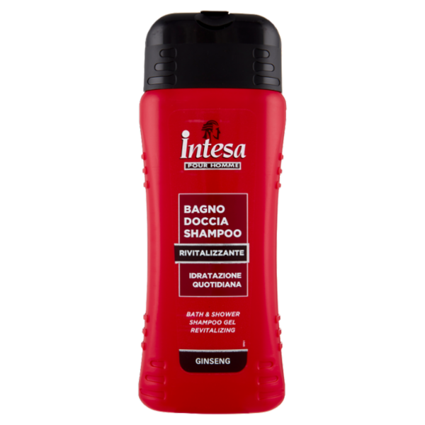 Intesa Pour Homme Bagno Doccia Shampoo Rivitalizzante Ginseng 500 mL