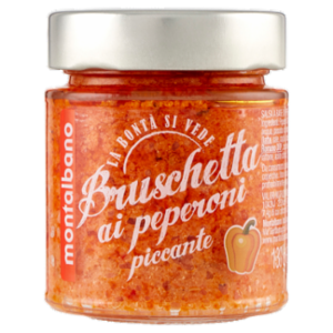 Montalbano Bruschetta Ai Peperoni Piccante 130 g
