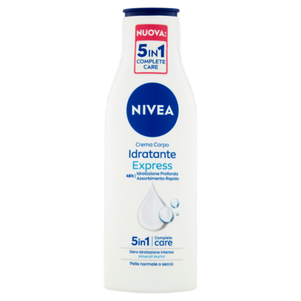 Nivea Crema Corpo Idratante Express Pelle normale o secca 250 ml