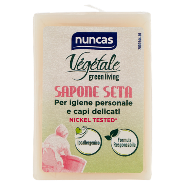 nuncas Vegetale Sapone Seta 150 g
