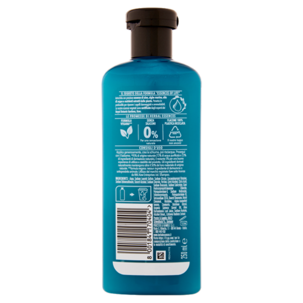 Herbal Essences Shampoo Formula Vegana Ripara con Olio di Argan 250 ml
