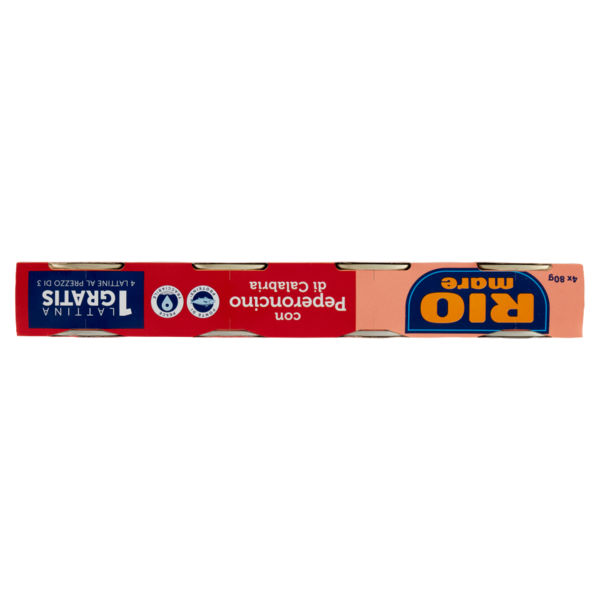Rio mare Tonno all'Olio di Oliva con Peperoncino di Calabria 4 x 80 g