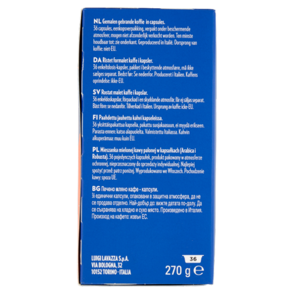 Lavazza A Modo Mio crema e gusto Forte 36 Capsule 270 g