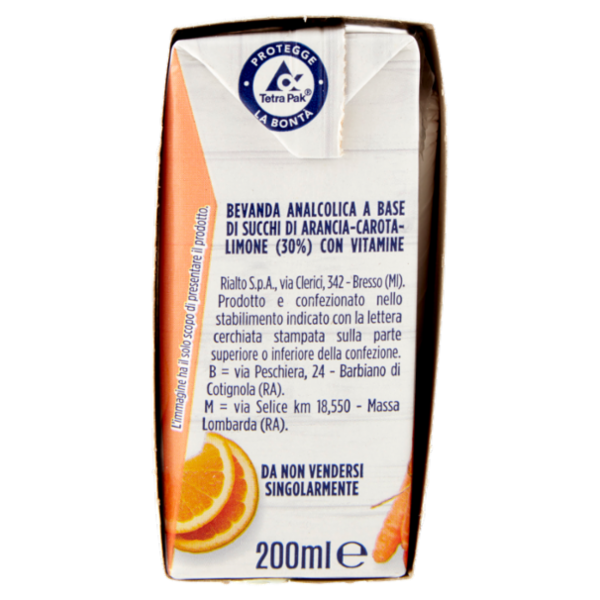 IL GIGANTE ACE Arancia Carota Limone 3 x 200 ml