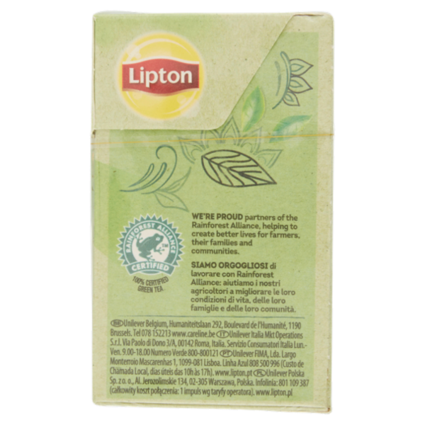 Lipton Té Verde Bio Nature 20 Filtri 28 g