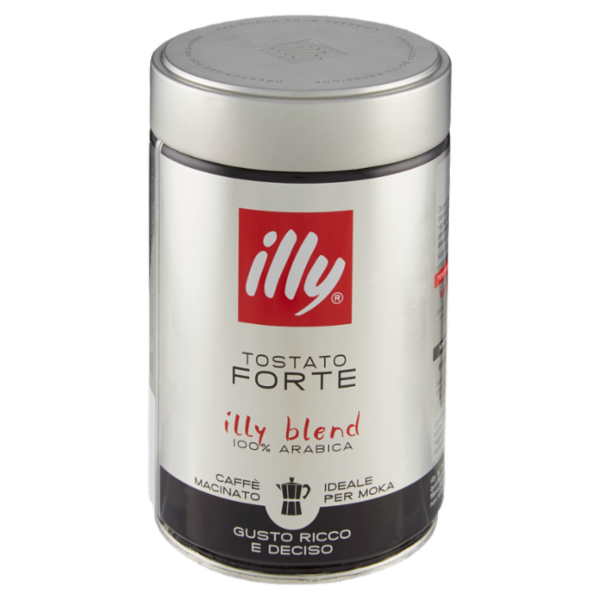 illy Tostato Forte Caffè Macinato Ideale per Moka 250 g
