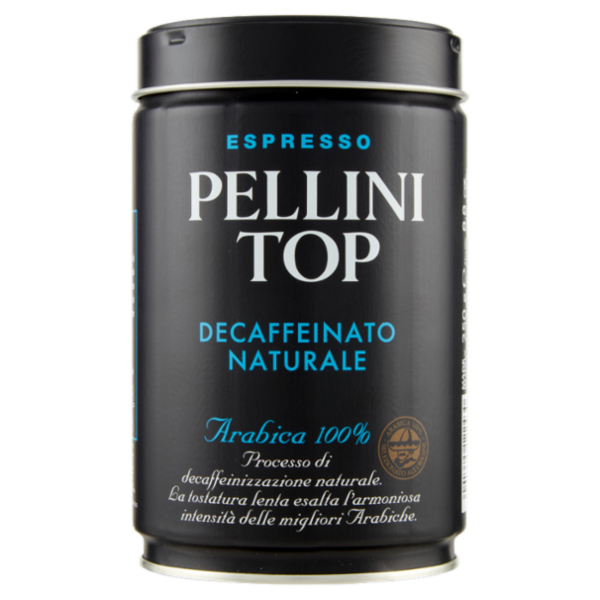 Pellini Top Espresso Decaffeinato Naturale Arabica 100% 250 g