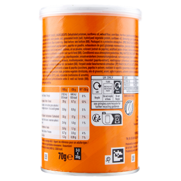 Pringles Paprika 70 g