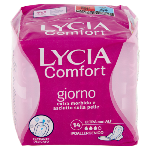 Lycia Comfort giorno Ultra con Ali 14 pz