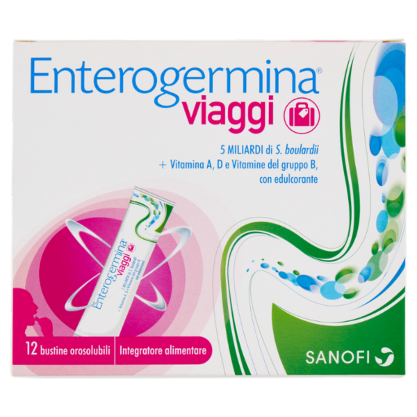 Enterogermina viaggi bustine orosolubili 12 x 2 g