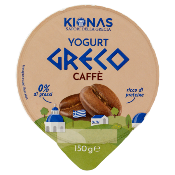 Kionas Yogurt Greco Caffè 0% di grassi 150 g