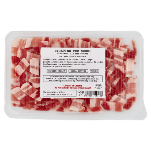 Cipressi in Chianti Rigatino stagionato 120 g