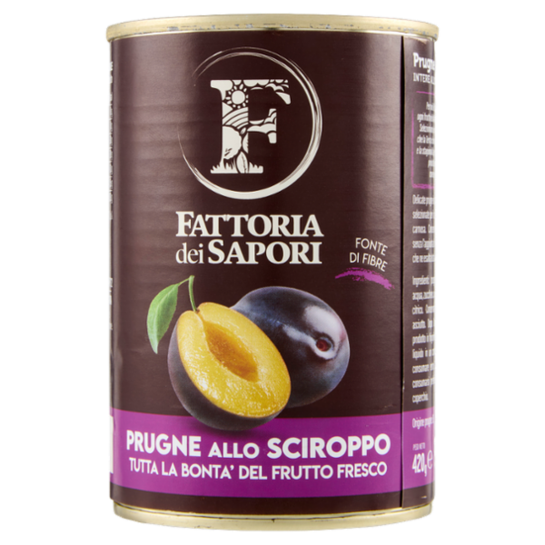 Fattoria dei Sapori Prugne allo Sciroppo 420 g