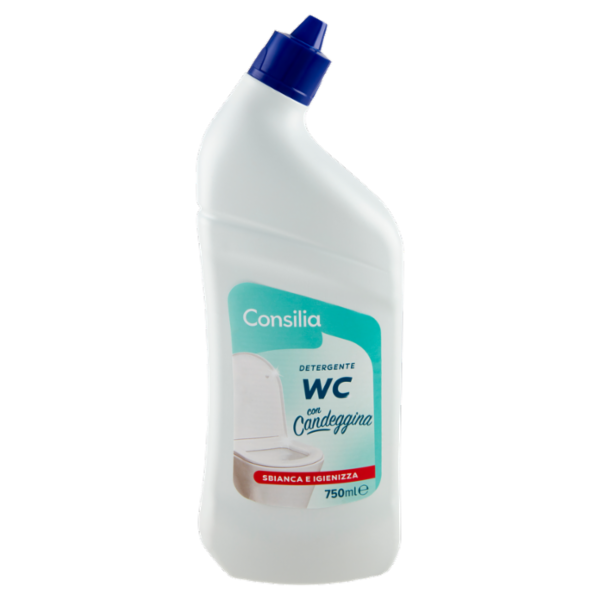 Consilia Detergente per Wc Gel con Candeggina 750 ml