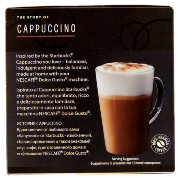 STARBUCKS Cappuccino by Nescafé Dolce Gusto 12 capsule 120 g