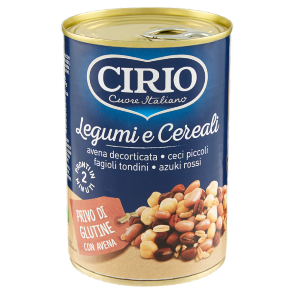 Cirio Legumi e Cereali Privo di Glutine con Avena 410 g