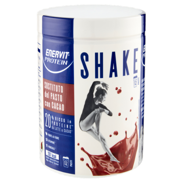 Enervit Protein Shake Sostituto del Pasto con Cacao 12 Pasti 420 g