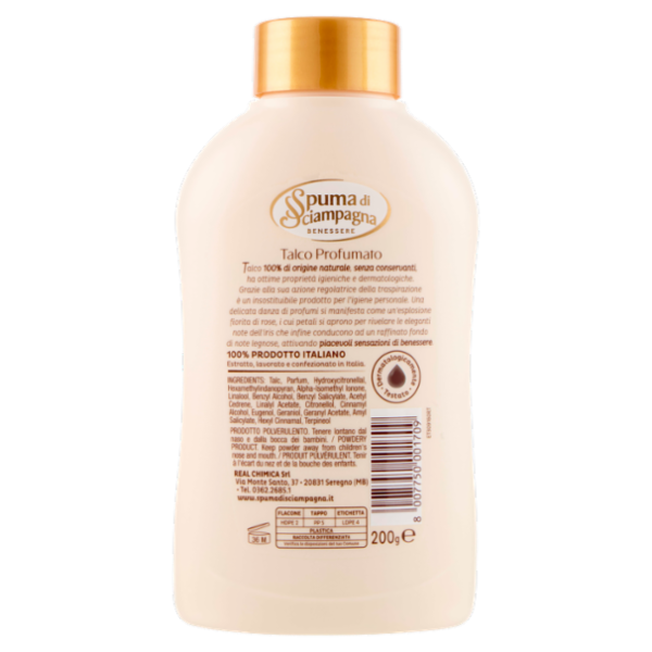 Spuma di Sciampagna Benessere Talco Profumato 200 g