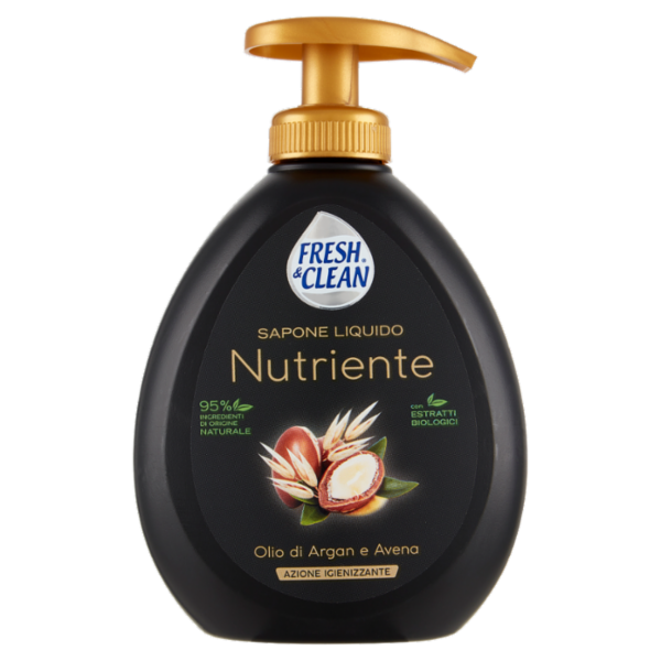 Fresh & Clean Sapone Liquido Nutriente Olio di Argan e Avena 300 ml