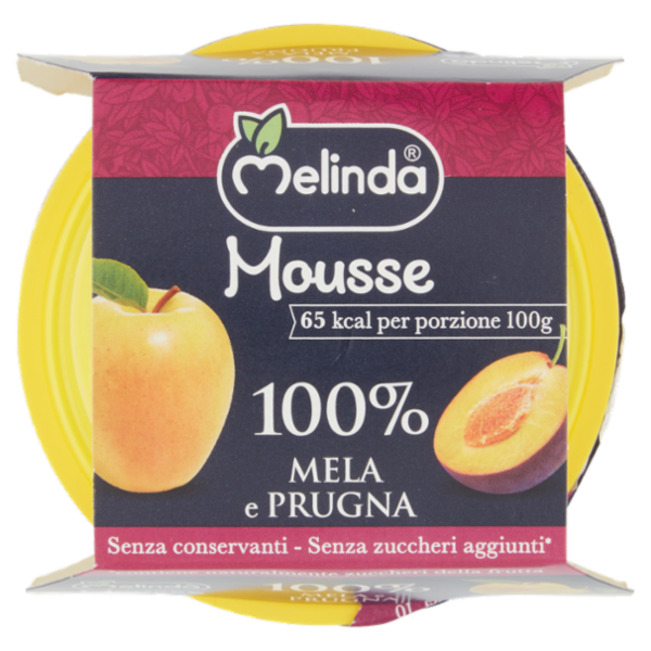 Melinda Mousse mela Golden e prugna 2 x 100 g
