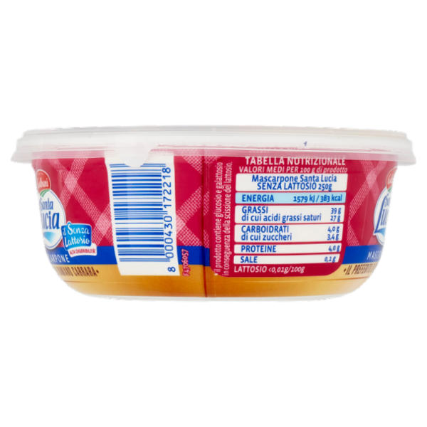Galbani Santa Lucia Mascarpone il Senza Lattosio 250 g