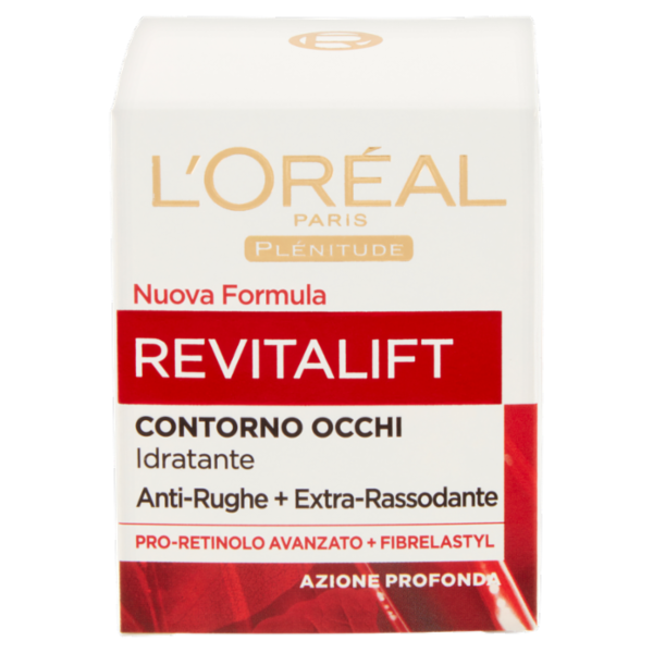 L'Oréal Paris Revitalift Contorno Occhi, Azione Anti-Rughe con Pro-Retinolo Avanzato, 15 ml