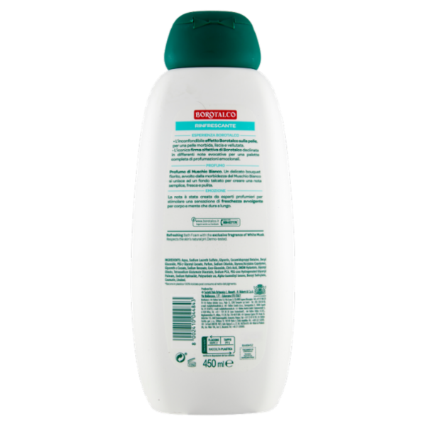 Borotalco Rinfrescante Bagnodoccia Muschio Bianco 450 ml