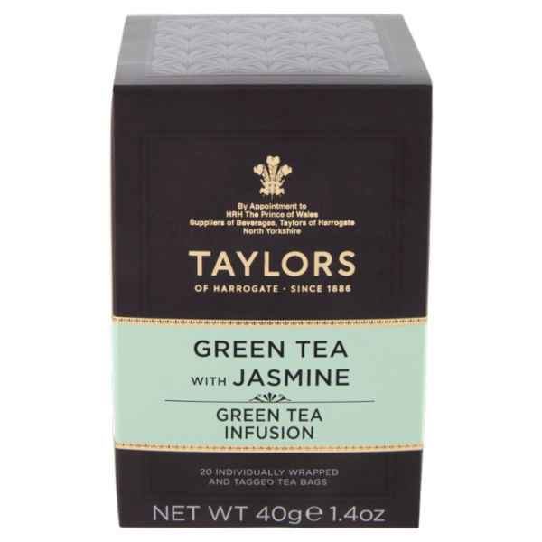 Taylors of Harrogate Green Tea with Jasmine 20 Tea Bags 40 g