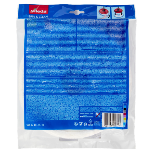 Vileda Spin & Clean Ricambio 1 pz
