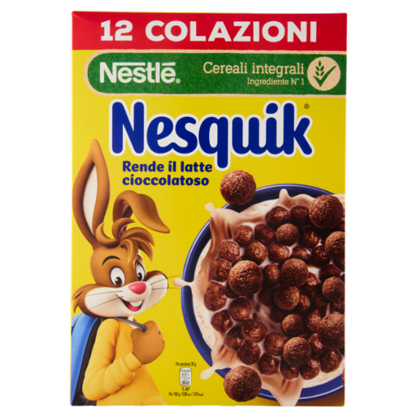NESQUIK Palline con Cereali Integrali al Cacao 375g