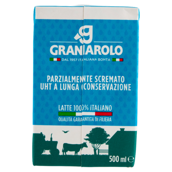 Granarolo Parzialmente Scremato UHT a Lunga Conservazione 500 ml