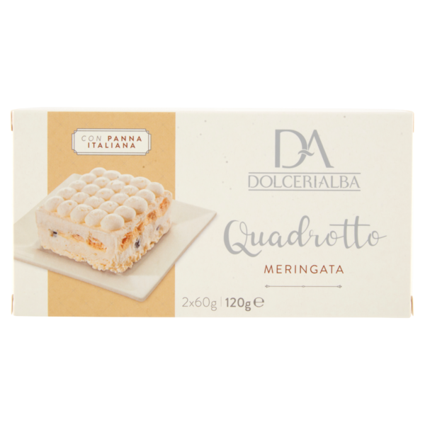Dolcerialba Quadrotto Meringata 2 x 60 g
