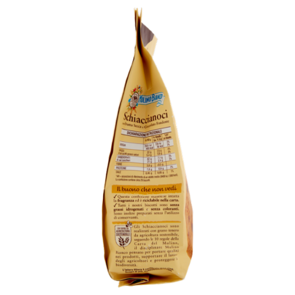 Mulino Bianco Schiaccianoci Biscotti con Frutta Secca e Cioccolato Fondente 300g