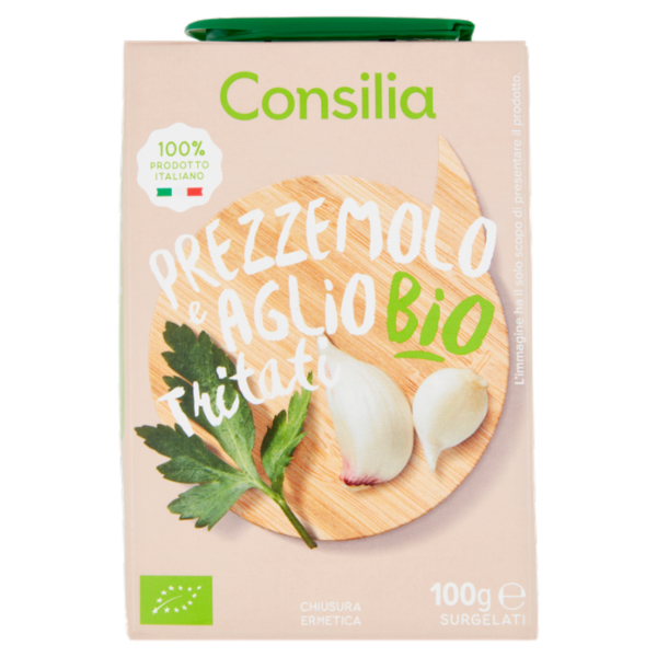 Consilia Prezzemolo e Aglio Tritati Surgelati Biologici 100 g