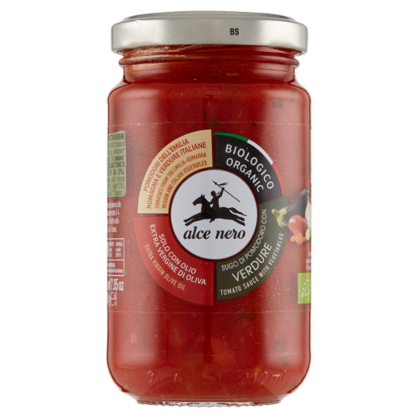 alce nero Sugo di Pomodoro con Verdure 200 g