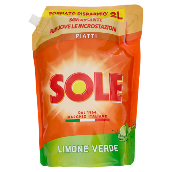 Sole Sapone piatti Ricarica Lemon 2 L