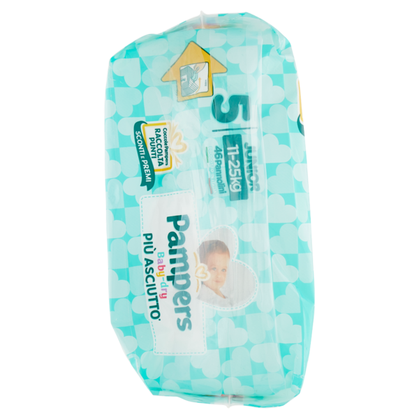 Pampers Baby-dry 5 Junior 23+23 pz