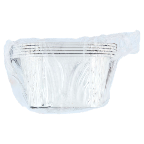 Cuki Cuoce Vaschette Alluminio doppia forza 4 Porzioni 5 pz