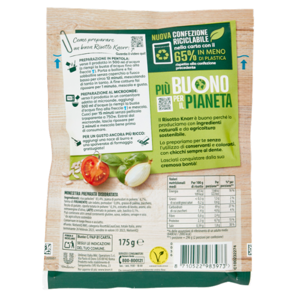 Knorr Risotto Pomodoro 175 g