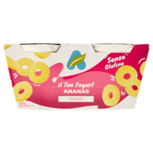Centrale Del Latte Alessandria e Asti Il Tuo Yogurt Ananas Magro 2 x 125 g