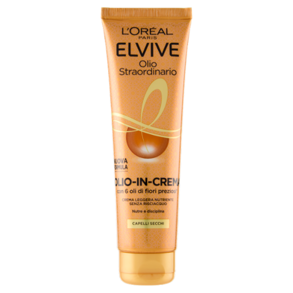 L'Oréal Paris Trattamento Elvive Olio Straordinario, Crema Leggera Nutriente per Tutti i Capelli